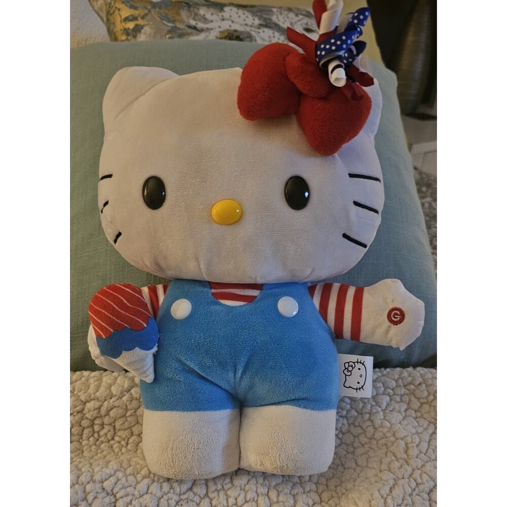 Hello Kitty, 4th of July Side Stepper Plush CVS Exclusive American Flag